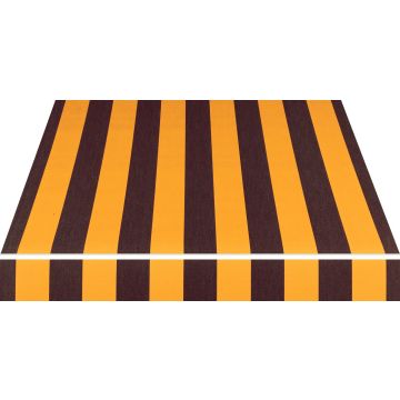 Ocre Marron - Acrylic Canvas - Classic Striped
