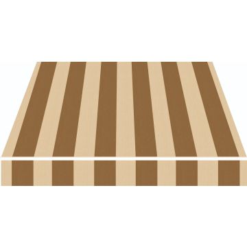 Beige X - Acrylic Canvas - Classic Striped