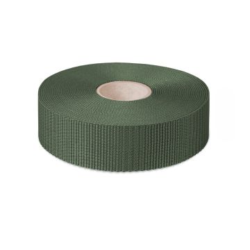 Polypropylene Webbing 50mm Soft Weave - Green (50m)