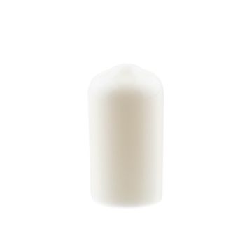 End Cap For 10mm Round Batten - White