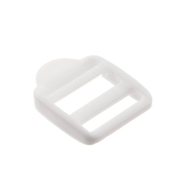 Ladder Lock Buckle 25mm - White