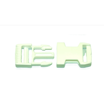 Plasko Side Release Buckle 20mm - White