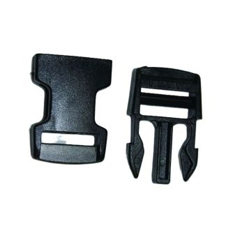 Plasko Side Release Buckle 25mm - Black