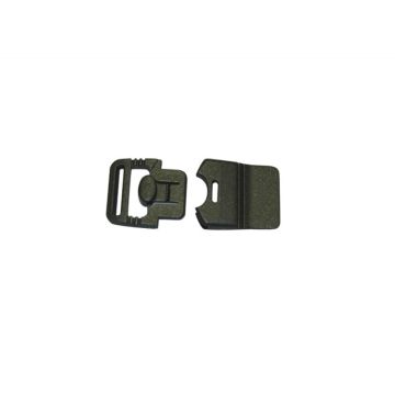 Sew On Push Release Buckle - 20mm - Black