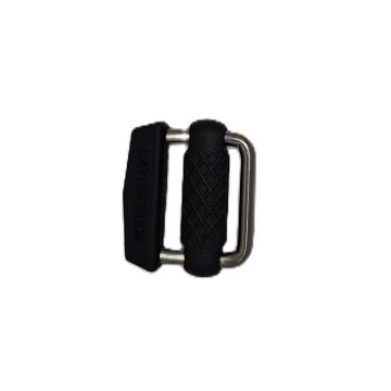 Sliding Knurled Bar S/S 25mm with Tab