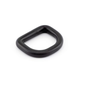 Plastic D Ring 20mm - Black
