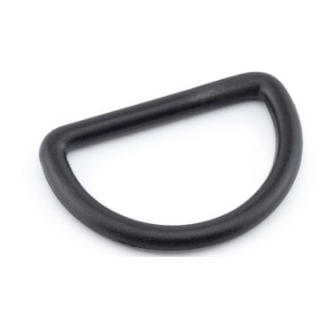 Plastic D Ring 50mm - Black
