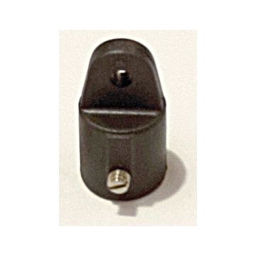 Nylon External End Plug for 3/4 Tube - Black
