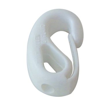 Shockcord Hook HD 6mm with Tongue - White