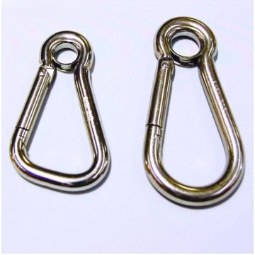 Carbine Hook with Eyelet 80mm