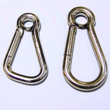 Carbine Hook with Eyelet 100mm