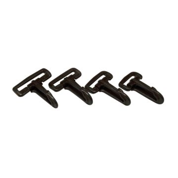 Snap Hook Plastic 38mm - Black
