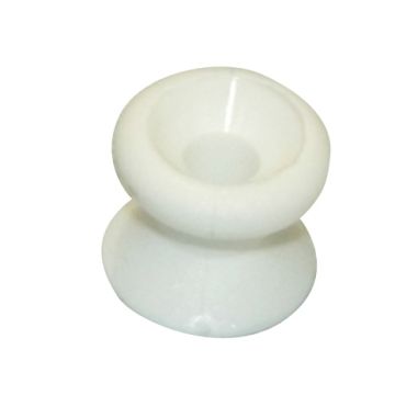 Nylon Lacing Button - White