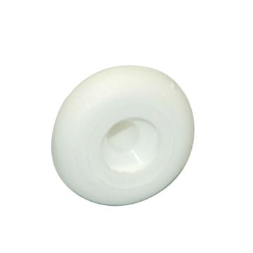 Nylon Large Head Lacing Button - White
