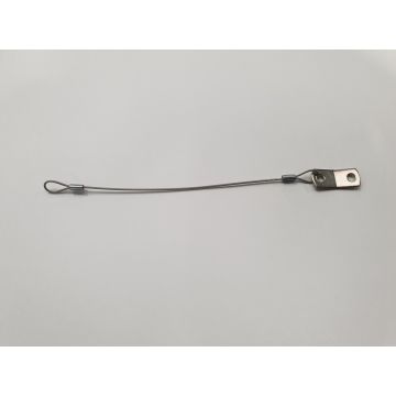 Wire Lanyard 2 Loop - With Tab