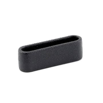 Plastic Single Loop For 20mm Webbing - Black