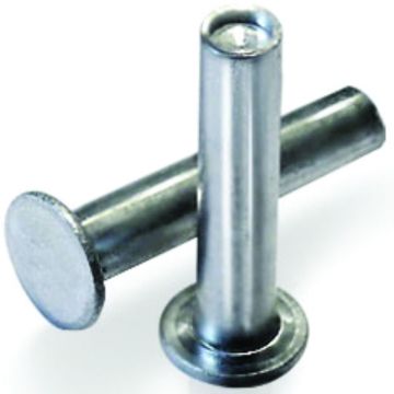 Semi Tubular Aluminium Rivet 4.8mm 12.5mm