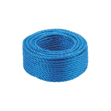 Polyprop Rope Blue 3 Strand 6mm 220m Reel