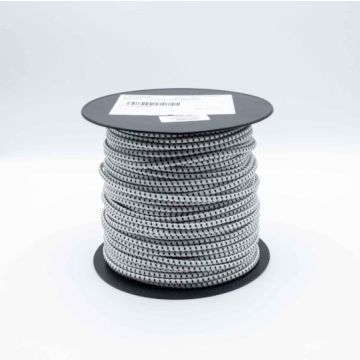 Shockcord Black/White Fleck  - 100m