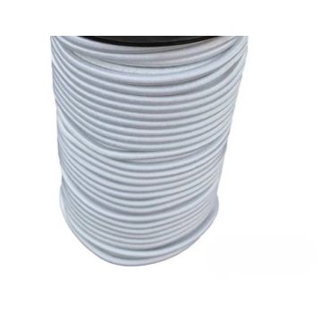Shockcord 5mm - White (100m Reel)