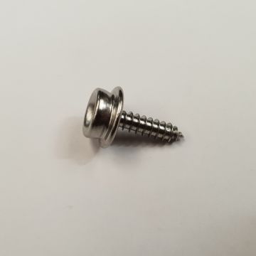 S/S Press Snap Screw Stud - Long