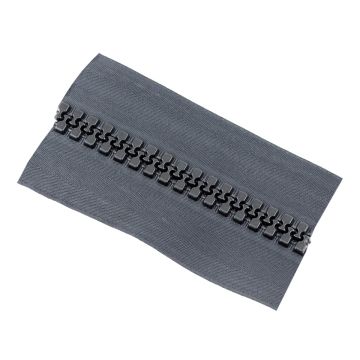 No 15 Continuous M/P Zip Black