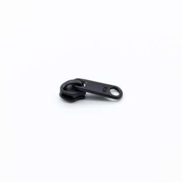 No 5 Single Plastic Slider Coil Black