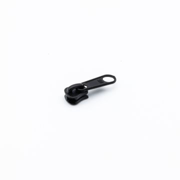 No 5 Single Metal Slider M/P - Black