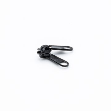 No 5 Double Metal Slider M/P - Black