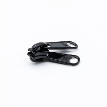No 10 Double Metal Slider M/P - Black