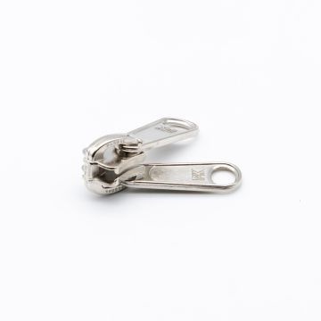 No 10 Double Metal Slider M/P - Silver