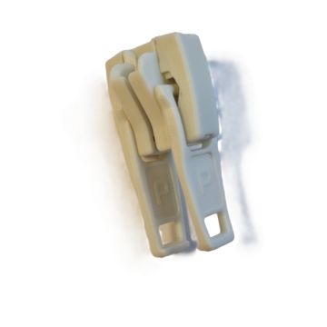 White Premier No 10  Moulded Plastic Double Plastic Slider