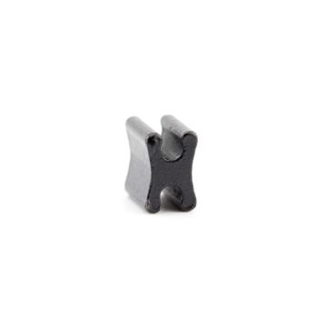 Butterfly Bottom Stop No 5 Moulded - Black